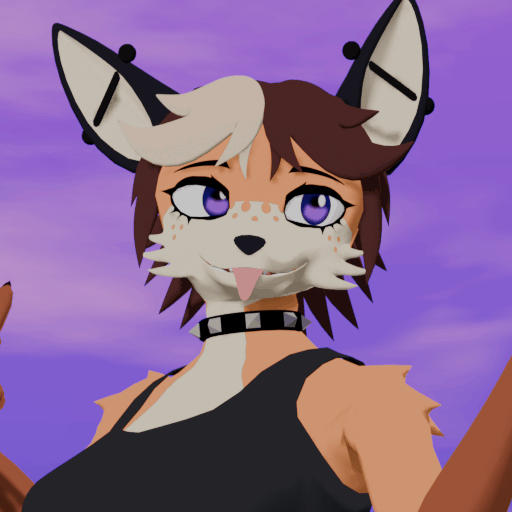 A high poly Rendition of Rikki Vulpes' fursona.